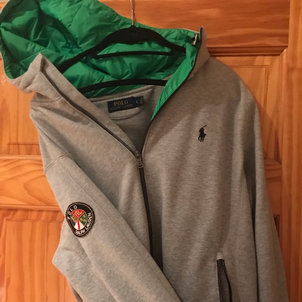 Mens polo sweater